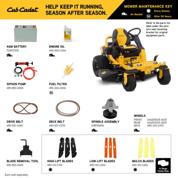 Cub Cadet ZTS2 50 (17BSGGY2A10)